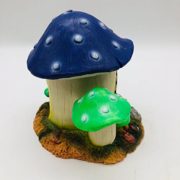 Whimsical Mushroom Fairy House Outdoor Indoor Decor Resin Garden Art - Picture 2 of 7